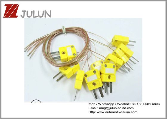 اتصال دهنده ترموکوپل زرد OMEGA سوکت سیم اندازه گیری دما دما سیم اتصال SMPW-K-M