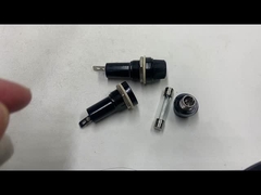 6 * 30mm پانل نصب فیوز نگهدارنده دکمه نوع ضد آب طراحی فیوز نگهدارنده برای ماشین آلات