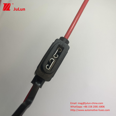 UL 94 V-0 درجه بندي ولتاژ پایین نگهدارنده فیوز در خط روش نصب تهویه مطبوع و موتورهای تنفس