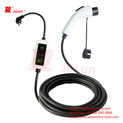 تفنگ شارژ انرژی جدید تفنگ شارژ استاندارد اروپایی نوع 2 شارژر EV 7KW دسته شارژ قابل حمل