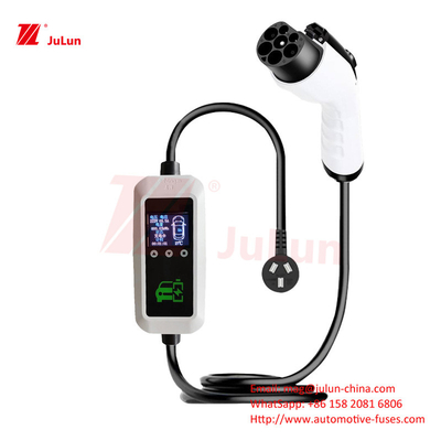شارژر EV 7اسلحه شارژ استاندارد اروپایی نوع 2اسلحه شارژ قابل حمل جدید انرژی