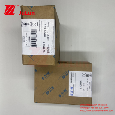 BUSSMANN 630MMT 690V مس سرامیکی دوقلو صفحه مسطح بولت نوع فیوز برای خودرو