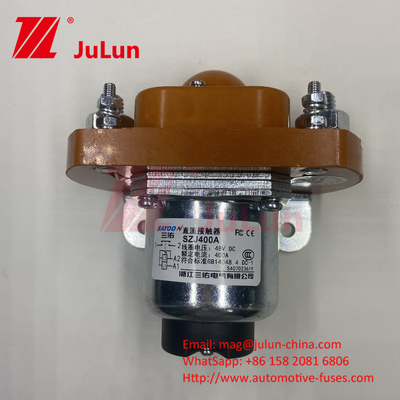 Dc Contactor MZJ-50A بولدوزر کارخانه آجر جریان بالا ولتاژ پایین CE FCC