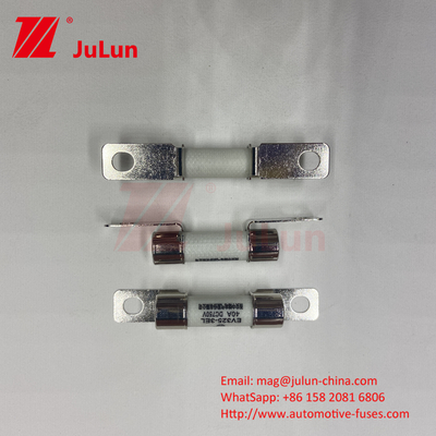 10x38mm فيوز اتومبیل سرامیکی بولت نصب EV FUSE قابلیت اطمینان محیط مطابق با ISO8820
