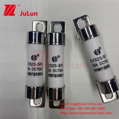 750VDC ذخیره انرژی 10A 25A 30A 50A EV FUS خودروهای سرامیکی مس فیوز خودروهای الکتریکی برای ذخیره انرژی DC750V