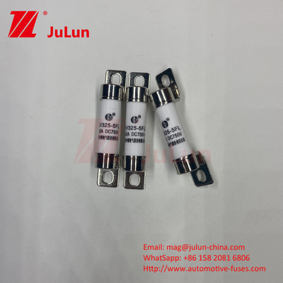 فیوز EV باکس شده برای سیستم های کششی خودروهای الکتریکی 750VDC 25A 30A 40A 50A 14 * 51 Ues برای شارژر خودرو EV325