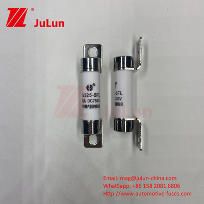10A-50A فيوز های سرامیکی بولت نصب خودرو با ظرفیت شکستن 20KA GB / T31465 30A 40A 50A 750VDC 14 * 51mm EV325