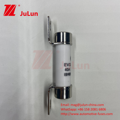 لوله سرامیکی 14x51 15A 40A 50A EV325 فیوز 750VDC EV32520KA فیوز های بولت اتومبیل سرامیکی 10A-50A ISO8820/JASO D622