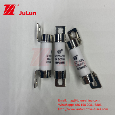 لوله سرامیکی 14x51 15A 40A 50A EV325 فیوز 750VDC EV32520KA فیوز های بولت اتومبیل سرامیکی 10A-50A ISO8820/JASO D622