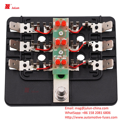 ANS/MIDI 30A-500A دارنده فیوز تماس مس کوچک با استاندارد UL اتحادیه اروپا برای تنظیم مجدد خودکار فیوز خودرو مطابقت دارد