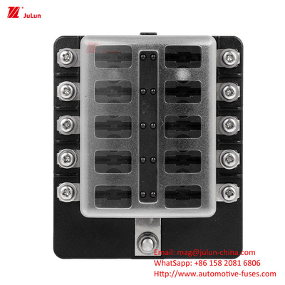 ANS/MIDI 30A-500A نگهدارنده فیوز تماس مس کوچک با استاندارد UL 12 راه EU Fuse Box