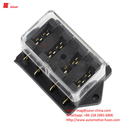 Eu UL واحد/دوقطبی 30A-500A نگهدارنده فیوز های نایلونی محافظ مدار الکترونیکی خودرو