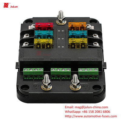 Eu UL استاندارد قطع کننده مدار خودرو بولت نگهدارنده فیوز 32V 30A-500A خانه نایلون
