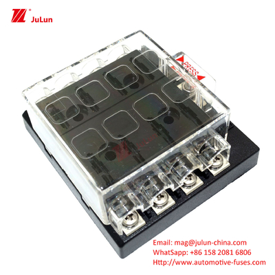 Eu UL استاندارد قطع کننده مدار خودرو بولت نگهدارنده فیوز 32V 30A-500A خانه نایلون