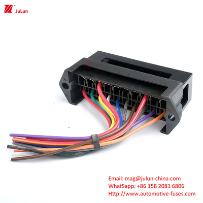 Eu UL استاندارد ANS قطعات اتوماتیک محافظ مدار الکترونیکی ترمینال جریان 32V30A-500A جعبه فیوز