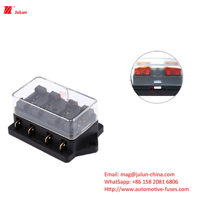 32V 500A تنظیم مجدد دستی قطعات اتوماتیک ترمینال محافظت از مدار الکترونیکی جریان 30-500A جعبه فیوز قطع کننده مدار