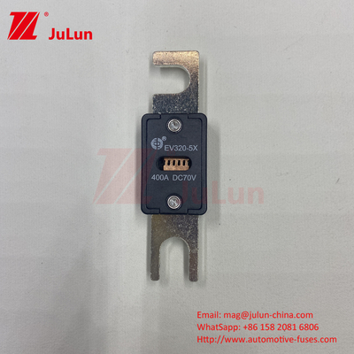 فیوز خودروهای الکتریکی EV با جعبه 70VDC ولتاژ نامی M6 بولت نوع 250A EV320-5C