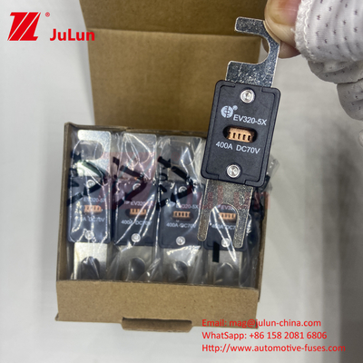EV320-5C-100A-N 70VDC پیچ در M6 M8 نوع نصب تیغه ماشین فیوز 80-500 آمپر ثبات را حفظ کنید
