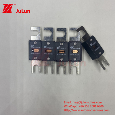 EV320-5C-100A-N 70VDC پیچ در M6 M8 نوع نصب تیغه ماشین فیوز 80-500 آمپر ثبات را حفظ کنید