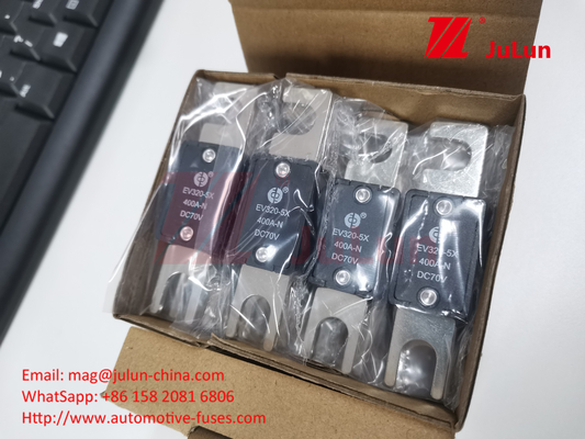 خودروهای الکتریکی EV320-5X-500A-N فيوز های مس سیاه تیغه اتومبیل 100A-150A