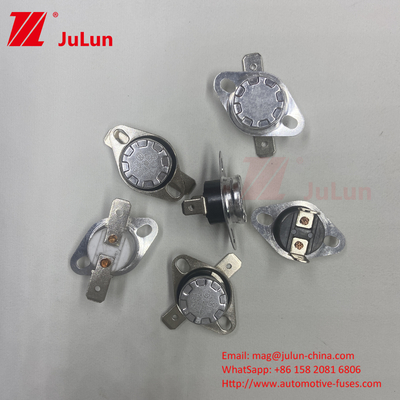 KSD301 130°C ≥100000 بار چرخه عمر محصول شش گوشه ای با براکت نصب قابل حرکت