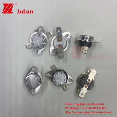 KSD301 KSD302 دیسک دو فلزی ترموستات های کار سریع دمای پایین کنترل محدود H31 250V 10 13C