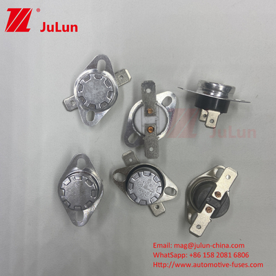 KSD301 KSD302 مقاومت عایق بندی هیچ نقص نابینا حالت عادی پرش سوئیچ با ≥100000 بار چرخه عمر