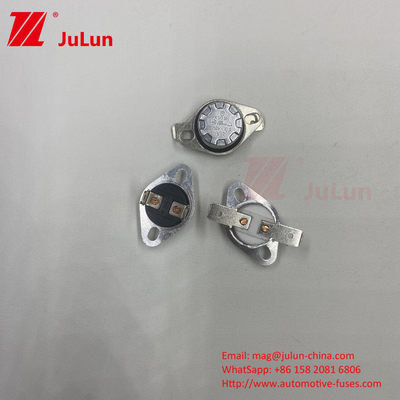 KSD301 KSD302 KSDCترموستات دو فلزی سفارشی ، AC 125V 250V سوئیچ دیسک حرارتی نامگذاری شده