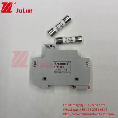 TUV WSPV-32B CE سیستم PV تک فاز خورشیدی 10 * 38 1000v DC فیوز نگه داریدفیوز خورشیدی PV برای حفاظت از ماژول های خورشیدی