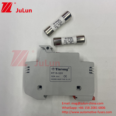 TUV WSPV-32B CE سیستم PV تک فاز خورشیدی 10 * 38 1000v DC فیوز نگه داریدفیوز خورشیدی PV برای حفاظت از ماژول های خورشیدی