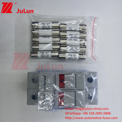1000VDC فيوز خورشیدی سرامیکی 30kA 10x38mm قیمت پایین 10x85mm PV فيوز خورشیدی سرامیکی DC Fuse Link 1500vdc PV Fuse Fa