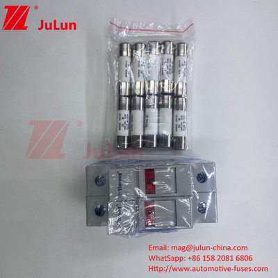 TUV CE 10 * 38mm DC 1000V فيوز خورشیدی PV فیوز 20A با حفاظت نگهدارنده فیوز LED برای اینورتر خورشیدی