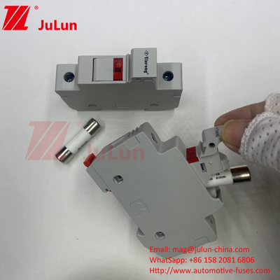 IEC60269.6 استاندارد 1000VDC فیوز خورشیدی ولتاژ بالا حامل فیوز خورشیدی دریایی با فیوز