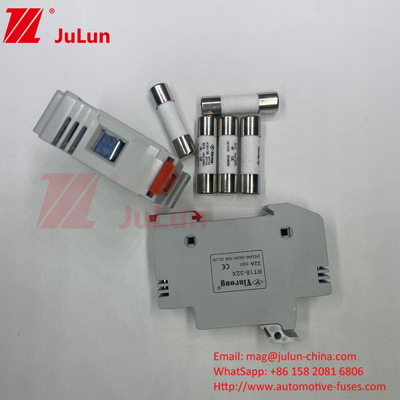 فيوز خورشیدی Pv نقره ای / Din Rail فيوز خورشیدی برای جعبه های اتوبوس فتوولتائیک