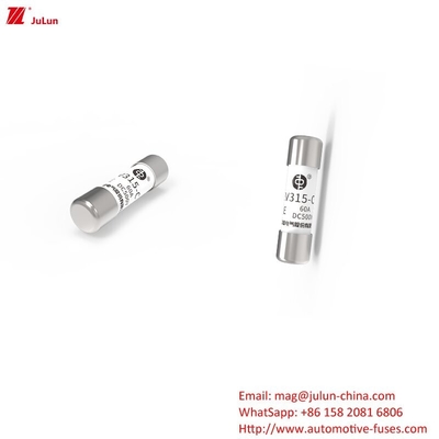 انرژی جدید فيوز سرامیکی متوسط فشار بالا/ EV315-C-3E DC500V 10A,15A,20A,30A,40A,50A.60A