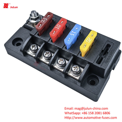 قطعات وسایل نقلیه سنگین 30A-500A ولتاژ نامی 32V محافظ مدار صندوق فیوز برای خانه های الکتریکی