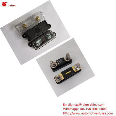 Eu UL باز کردن دستی تقویت کننده قطع کننده مدار 30A-500A32V نگهدارنده فیوز اتومبیل پلاستیکی / کابینت نایلون