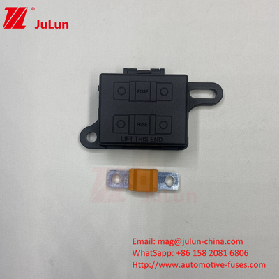 ABS برنج Pbt ضد آتش Blx یک دارنده فیوز ولتاژ پایین ضد گرد و غبار طراحی 20A-500A