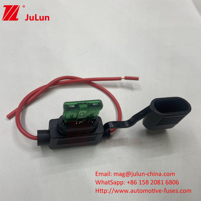 20A فيوز ولتاژ پایین دارنده فيوز کارتونی سری قرمز / سیاه