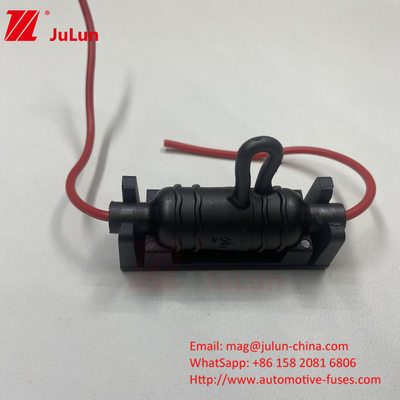 نگهدارنده فیوز ماشین ولتاژ پایین ضد گرد و غبار قرمز سیاه سیلیکون PPS 10A 250V