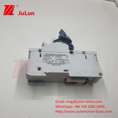 AC RT18-32X نگهدارنده فیوز فوزیبل ها جعبه پایه 10x38MM 500V سرامیک سریع RO15 RT18 DIN Rail Moun نگهدارنده فیوز تک