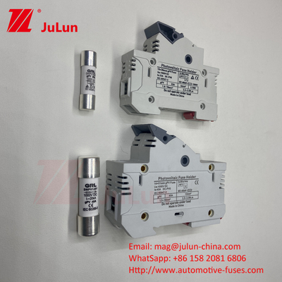 1000 ولت حامل فیوز خورشیدی PV با فیوز DNPVF1-32 14*51mm 1000dc 250 315 350 فیوز خورشیدی Pv 1500v فیوز Conne