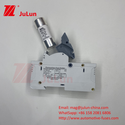 فیوز خورشیدی Pv 500VDC Dc فیوز سرامیکی با حامل برای سیستم های خورشیدی 14 * 51mm 1000DC