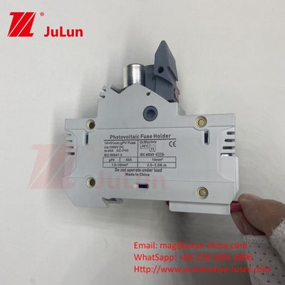 فیوز خورشیدی PV با عنصر فیوز مس ماده RO17 انفجار سریع سرامیکی DIN Rail Moun 22x58MM Italweber فیوز 500V