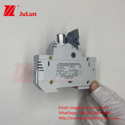 10*38mm gPV 1000VDC 32A FUSE Din راهنمای نگهدارنده فیوز برای نصب آسان و ایمن