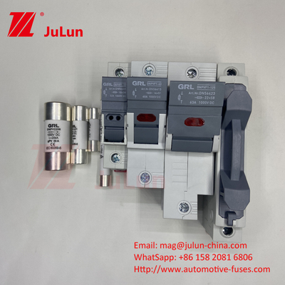 فروش Mezeen 1P 10x38mm PV DC 1000V 32A فیوز و نگهدارنده فیوز برای حفاظت از سیستم خورشیدی OEM در دسترس است