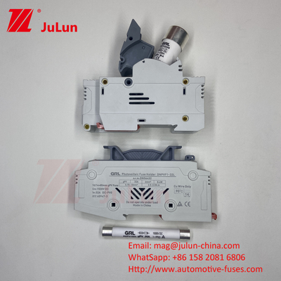 فروش Mezeen 1P 10x38mm PV DC 1000V 32A فیوز و نگهدارنده فیوز برای حفاظت از سیستم خورشیدی OEM در دسترس است