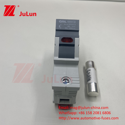 SeanRo خورشیدی PV Din ریل نگهدارنده فیوز برای فیوز لینک 10 * 38mm 1000V 15amp DC فیوز 25A