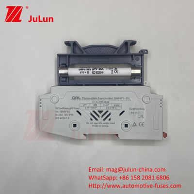 1500VDC فیوز خورشیدی PV برای حفاظت از ماژول های خورشیدی در محدوده ولتاژ نامی 500VDC