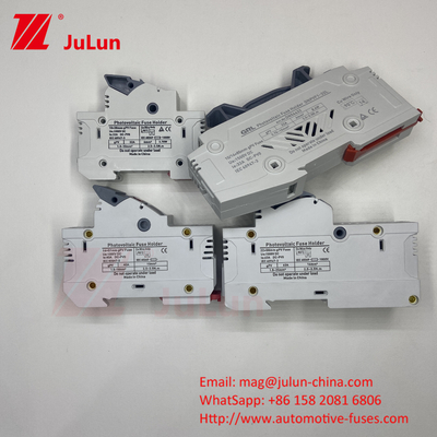 فیوز 1500vdc 20a DNPVF1-32L منظومه خورشیدی Pv فیوز 1500vdc فست بلو سیرامیک DIN Rail Moun 10x85MM 1500V فیوز حرارتی